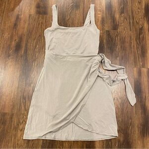 Wilfred Saturn wrap dress grey